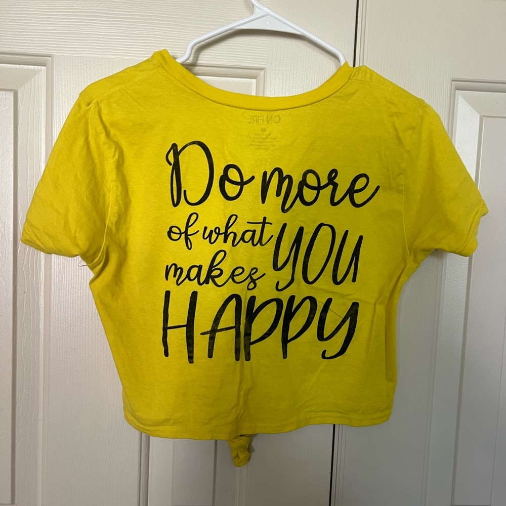 Yellow Graphic Kids T-Shirt